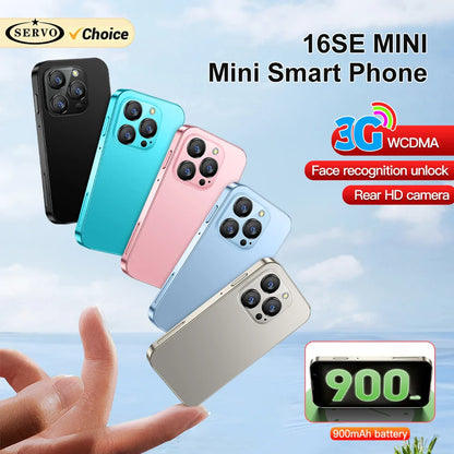Mini 3.0-inch (7.6 cm) Android 9 Smartphone — 2GB RAM 16GB ROM, Dual SIM, 3G, Type-C, Face Unlock