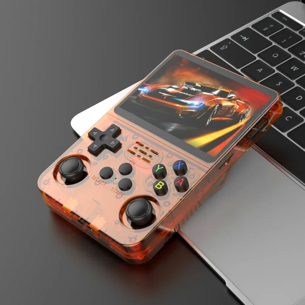 Portable Retro Handheld Game Console 3.5-Inch (8.9 cm) IPS 640x480 Linux Pocket Video Player 64GB/128GB USB-C 15,000 Games
