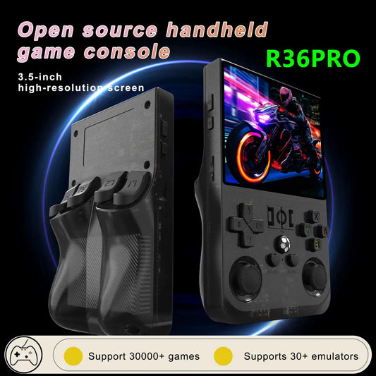 128GB Retro Handheld Game Console – 3.5-inch (8.9 cm) 640x480, Preloaded 15,000 Classic Games, Portable Video Game Player