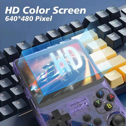 Retro Handheld Game Console 3.5-inch (8.9 cm) IPS Screen Portable Linux Video Player - 64GB/128GB, 15,000 Games