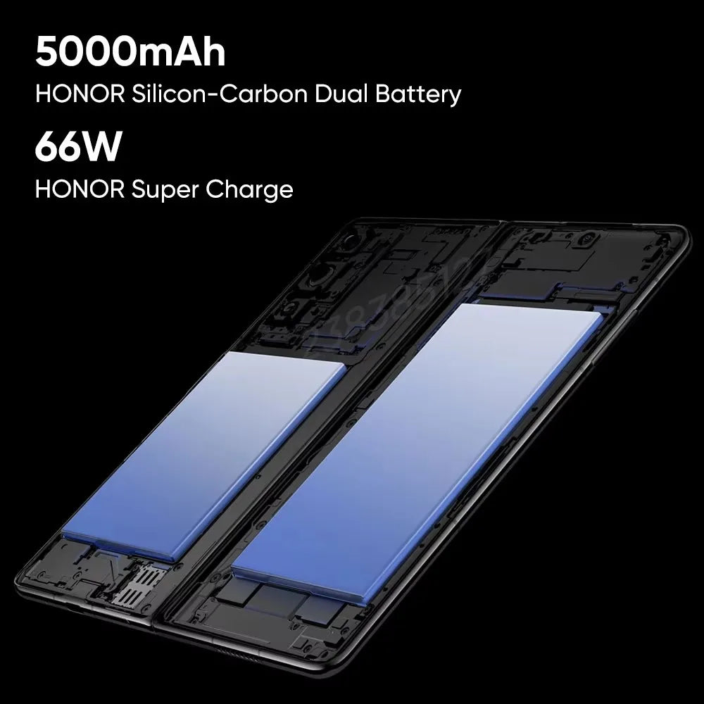 Foldable 7.92" (201 mm) LTPO OLED 120Hz Smartphone, Flagship 4nm Processor, 50MP Triple Rear Cameras, 5000mAh, 66W Fast Charge, NFC
