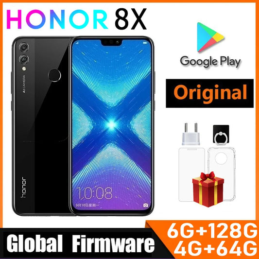 6.5-Inch Android Smartphone - 20MP Dual Rear Camera, 16MP Front, Rear Fingerprint, Dual SIM, 4GB/6GB RAM, 64/128GB (Used)