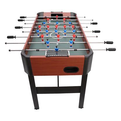 Foosball Table 47.2 x 24 in (120 x 61 cm) - 8-Rod Soccer Game Table with Scoreboard and Ball Storage for Teens & Adults