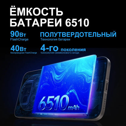 5G Android Smartphone Dimensity 9500 — 6.78-inch 120Hz AMOLED, 6510mAh, 200MP APO Telephoto, 12/16GB RAM, 256GB–1TB