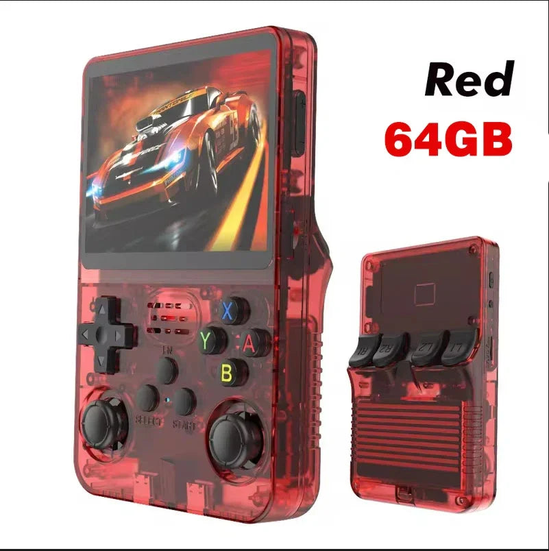 Retro Handheld Game Console 3.5-inch (8.9 cm) IPS Screen Portable Linux Video Player - 64GB/128GB, 15,000 Games