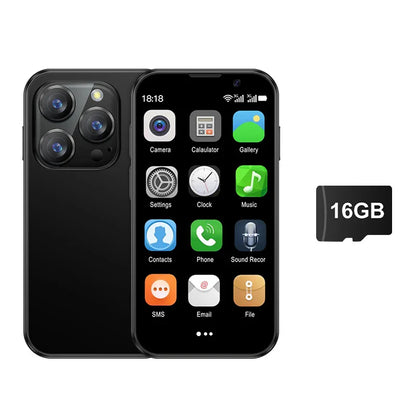 Mini 3.0-inch (7.6 cm) Android 9 Smartphone — 2GB RAM 16GB ROM, Dual SIM, 3G, Type-C, Face Unlock