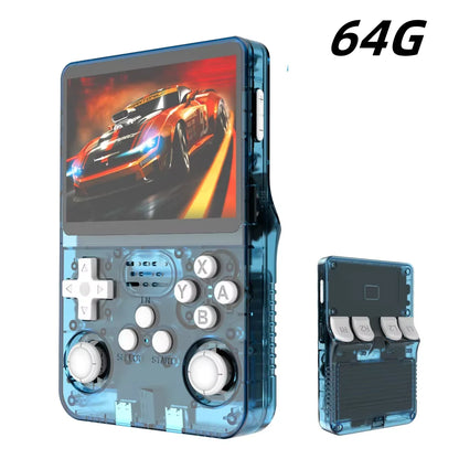 Retro Handheld Game Console 3.5-inch IPS | 15,000+ Games | Linux Portable Pocket Player | Dual RAM | 64GB/128GB