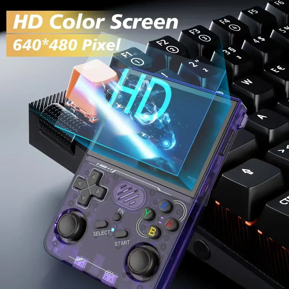 Retro Handheld Game Console 3.5-Inch (8.9 cm) IPS Portable Pocket Video Player Wi-Fi 15,000+ Games ArkOS Kid Gift