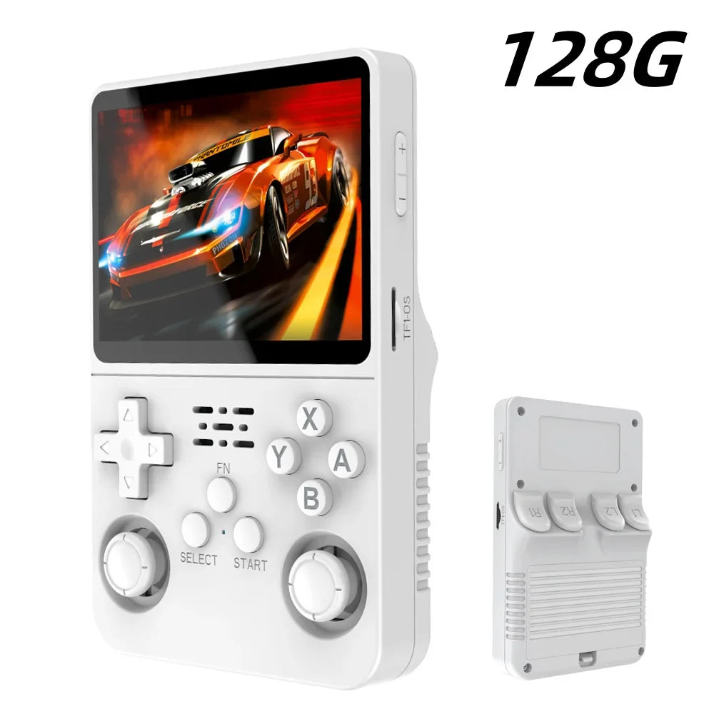 Retro Handheld Game Console 3.5-inch IPS | 15,000+ Games | Linux Portable Pocket Player | Dual RAM | 64GB/128GB