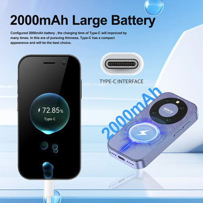 Mini 3.0" (7.6 cm) Android 10 Smartphone, 4G LTE, 2GB RAM / 16GB ROM, 2000mAh, Dual SIM, Face Unlock, USB-C