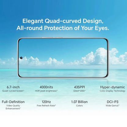 6.7-inch (17.0 cm) AMOLED 5G Smartphone, 120Hz • 5100mAh Battery • 100W Fast Charge • 50MP Front • Triple Rear Cameras • 12GB RAM