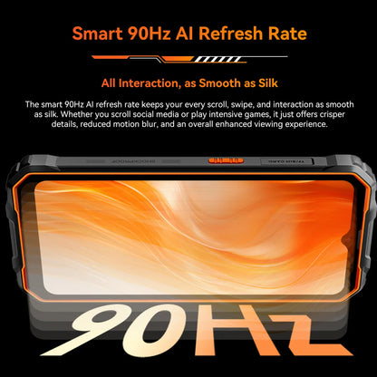 Rugged Smartphone 8GB RAM 256GB Storage | 11000mAh Battery | 6.56-inch HD+ 90Hz Display | Unisoc Octa-Core | Android 15 | NFC