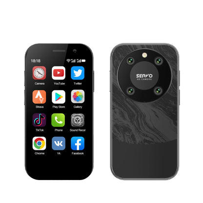 Mini 3.0" (7.6 cm) Android 10 Smartphone, 4G LTE, 2GB RAM / 16GB ROM, 2000mAh, Dual SIM, Face Unlock, USB-C