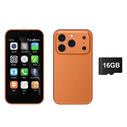 3.0-inch (7.6 cm) Mini Android Phone — 2GB RAM 16GB ROM, Dual SIM 3G, Wi‑Fi, GPS, Type-C