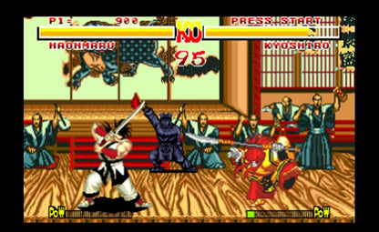 Samurai Shodown Sega Genesis Mega Drive Video Game Cartridge