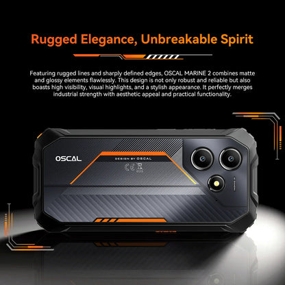 Rugged Smartphone 8GB RAM 256GB Storage | 11000mAh Battery | 6.56-inch HD+ 90Hz Display | Unisoc Octa-Core | Android 15 | NFC