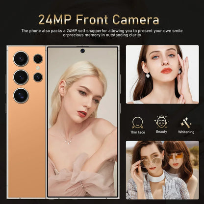 Android Smartphone 6.8-inch (17.3 cm) 8GB RAM 256GB ROM Dual SIM 48MP+24MP Cameras 6000mAh Battery Google Play