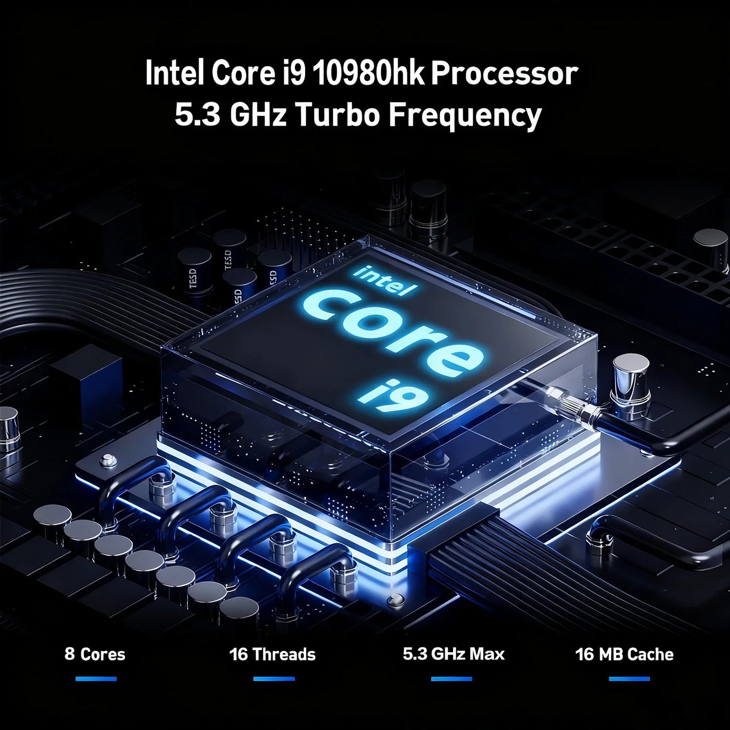 15.6-inch (39.6 cm) Gaming Laptop Intel Core i9 Windows 11 Pro 16GB DDR4 1TB SSD IPS FHD 1920x1080 Fingerprint Backlit Keyboard