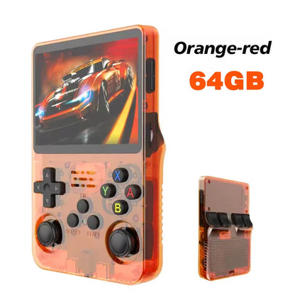 Retro Handheld Game Console 3.5-inch (8.9 cm) IPS Screen Portable Linux Video Player - 64GB/128GB, 15,000 Games