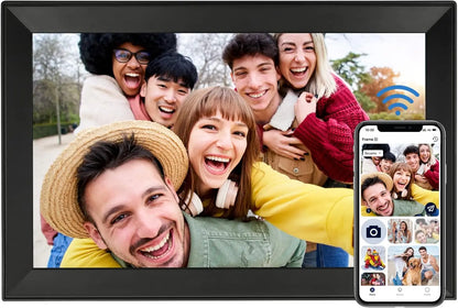 15.6-Inch (39.6 cm) 1080P WiFi Touch IPS Digital Photo Frame – 32GB or 32GB+64GB, SD/USB, Frameo Support