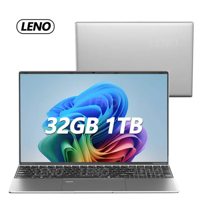 LENOU 15.6 Inch FHD Ultra Slim Laptop, Intel Core I9-10980, 32GB RAM, 2TB NVMe SSD Windows 11 Portable Notebook for Gaming, Home