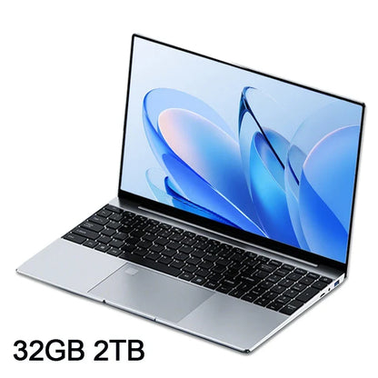 Ultra slim 15.6" Laptop Intel Core i9 10980HK  32GB 2TB Windows11 Office Fingerprint Unlock Gaming Portable Notebook Computer PC