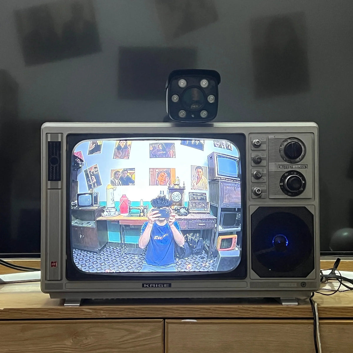 99% new Playable black and white TV vintage
