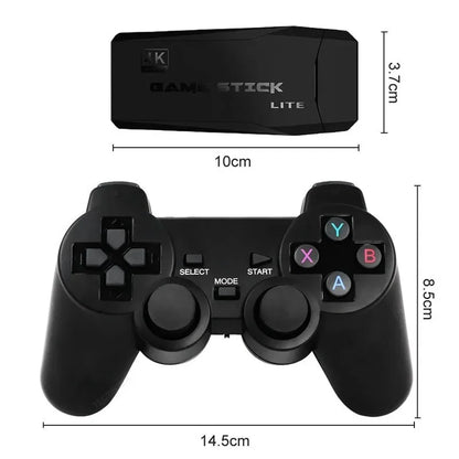 20000 Games Mini Game Console – 4K HD Retro Handheld TV Stick