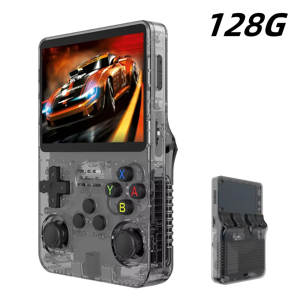Retro Handheld Game Console 3.5-inch IPS | 15,000+ Games | Linux Portable Pocket Player | Dual RAM | 64GB/128GB