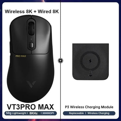 Wireless Gaming Mouse 59g (2.08 oz) Ultra-Light 8KHz (8000Hz) Polling 26,000 DPI 9 Programmable Buttons Ultimate Optical Sensor