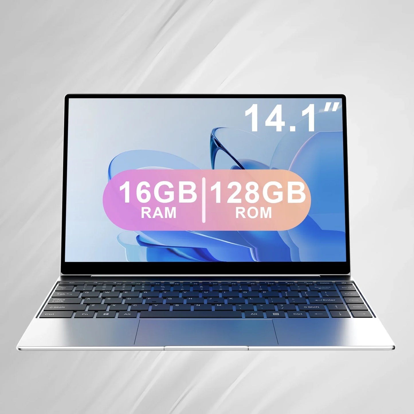 14.1-inch (350 mm) Ultra Slim Laptop — Intel Pentium N3700, 16GB RAM, 2TB M.2 SSD, FHD 1920x1080 IPS, Windows 11 Pro
