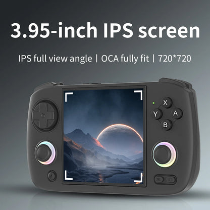 Retro Handheld Game Console 3.95 in (10.0 cm) IPS 720 x 720, Linux 64-bit, WiFi Bluetooth, RGB Joysticks, 3800mAh