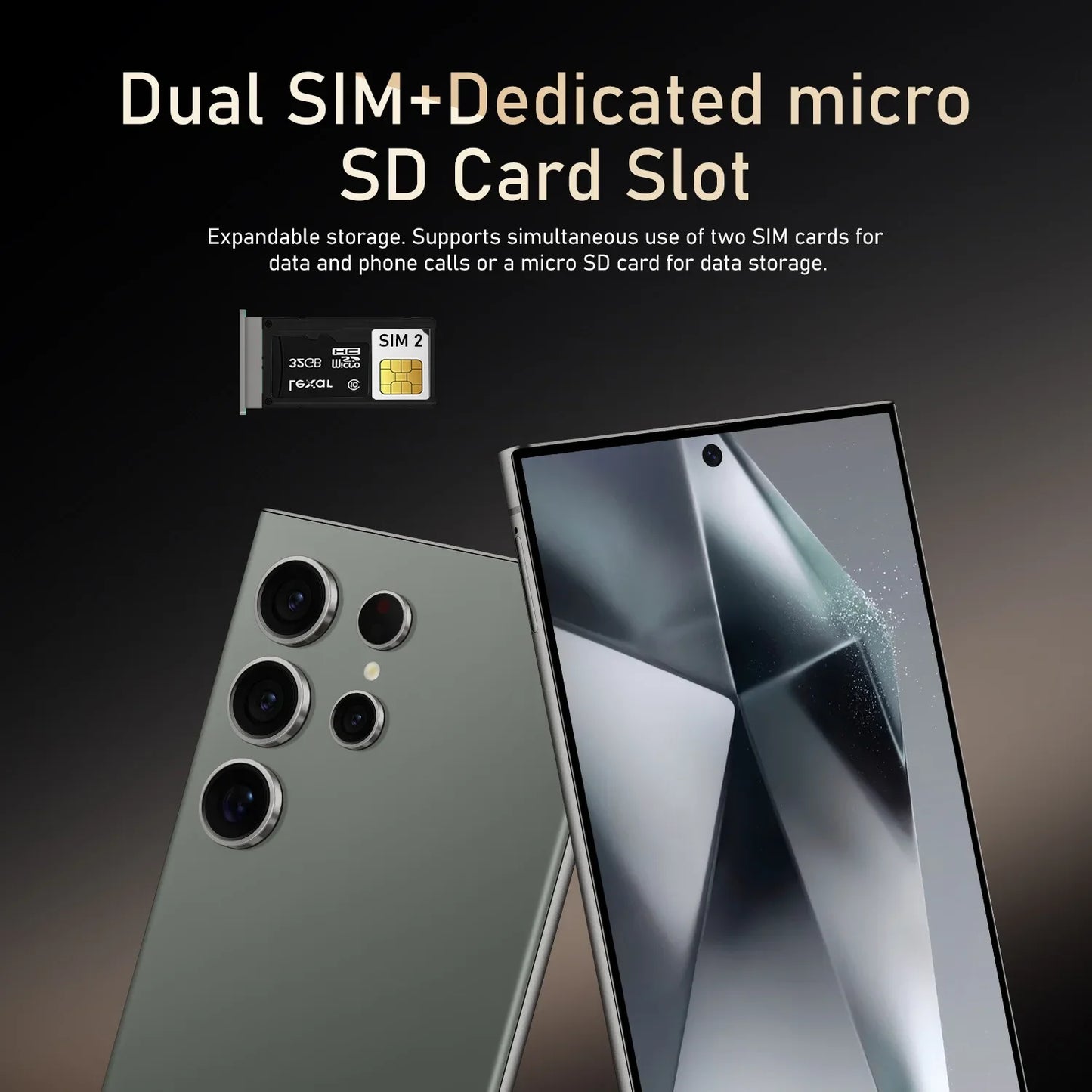 Android Smartphone 6.8-inch (17.3 cm) 8GB RAM 256GB ROM Dual SIM 48MP+24MP Cameras 6000mAh Battery Google Play