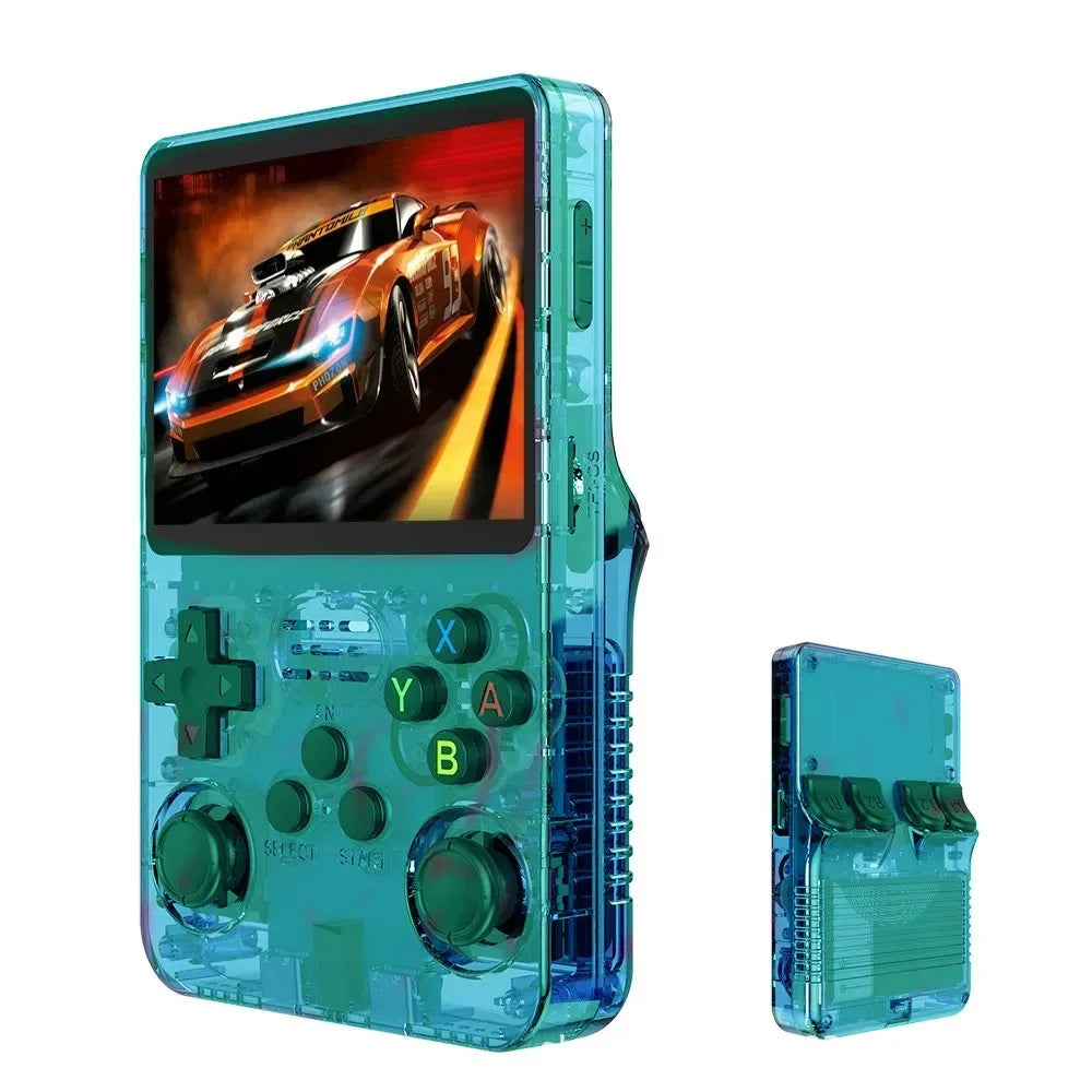 Retro Handheld Game Console 3.5-inch (8.9 cm) IPS Screen Portable Linux Video Player - 64GB/128GB, 15,000 Games
