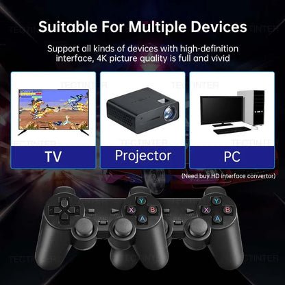 20000 Games Mini Game Console – 4K HD Retro Handheld TV Stick