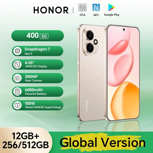 5G Android Smartphone – 12GB RAM, 256/512GB Storage, 6.55-inch (166 mm) AMOLED, 200MP Camera, 6000mAh Battery, 100W Fast Charge, NFC, OTG