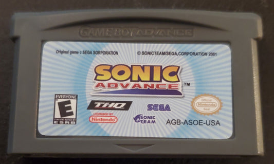Sonic Advance 1 GBA Video Game Cartridge Nintendo Game Boy Advance