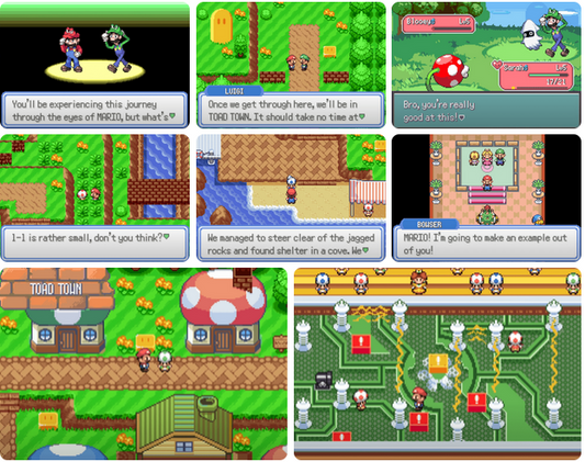 Super MarioMon GBA ROM Hack Video Game Boy Advance Pokemon