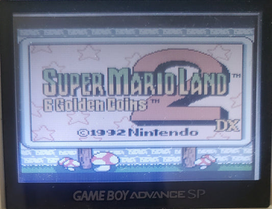 Super Mario Land 2, 6 Golden Coins GBC Video Game Catridge Gameboy 1992