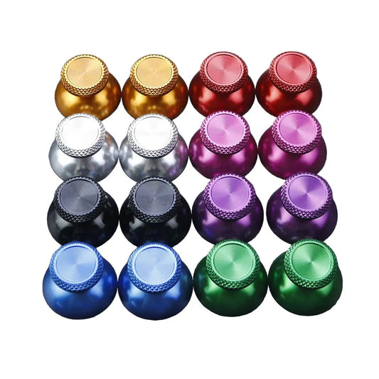 Aluminum Metal Joystick Thumbstick Caps | Premium Replacement Grip Covers for PS5 Controllers