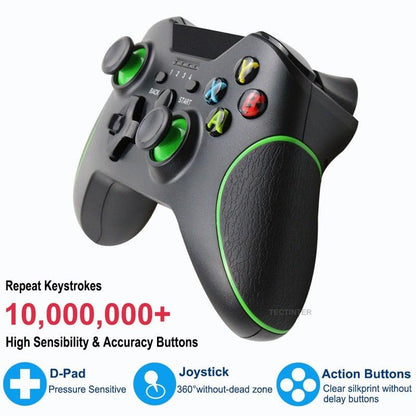 Best Quality Black 2.4G Wireless Joystick Gamepad Controller Compatible With Pc Smartphones Tablets Laptops Monitors