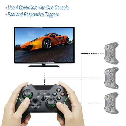 Best Quality Black 2.4G Wireless Joystick Gamepad Controller Compatible With Pc Smartphones Tablets Laptops Monitors