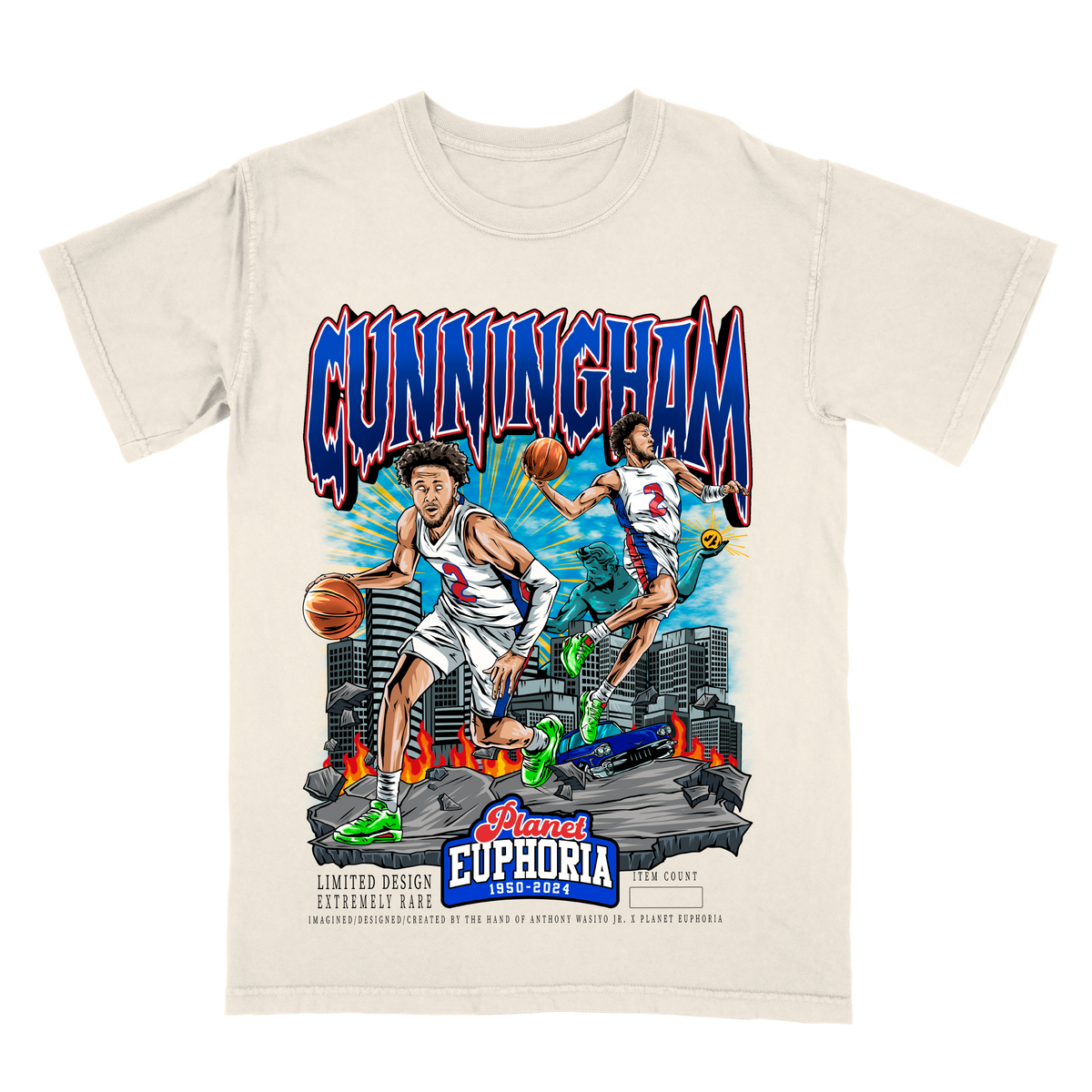 Cade Cunningham Limited Edition Graphic T-Shirt