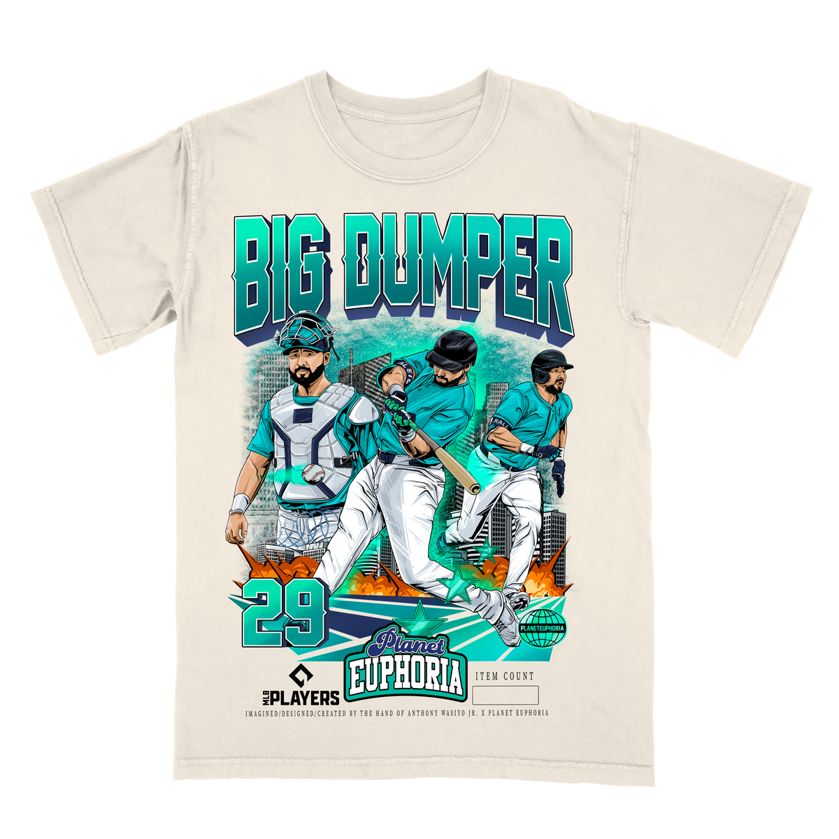 Cal Raleigh Limited Edition MLB Player Graphic T-Shirt