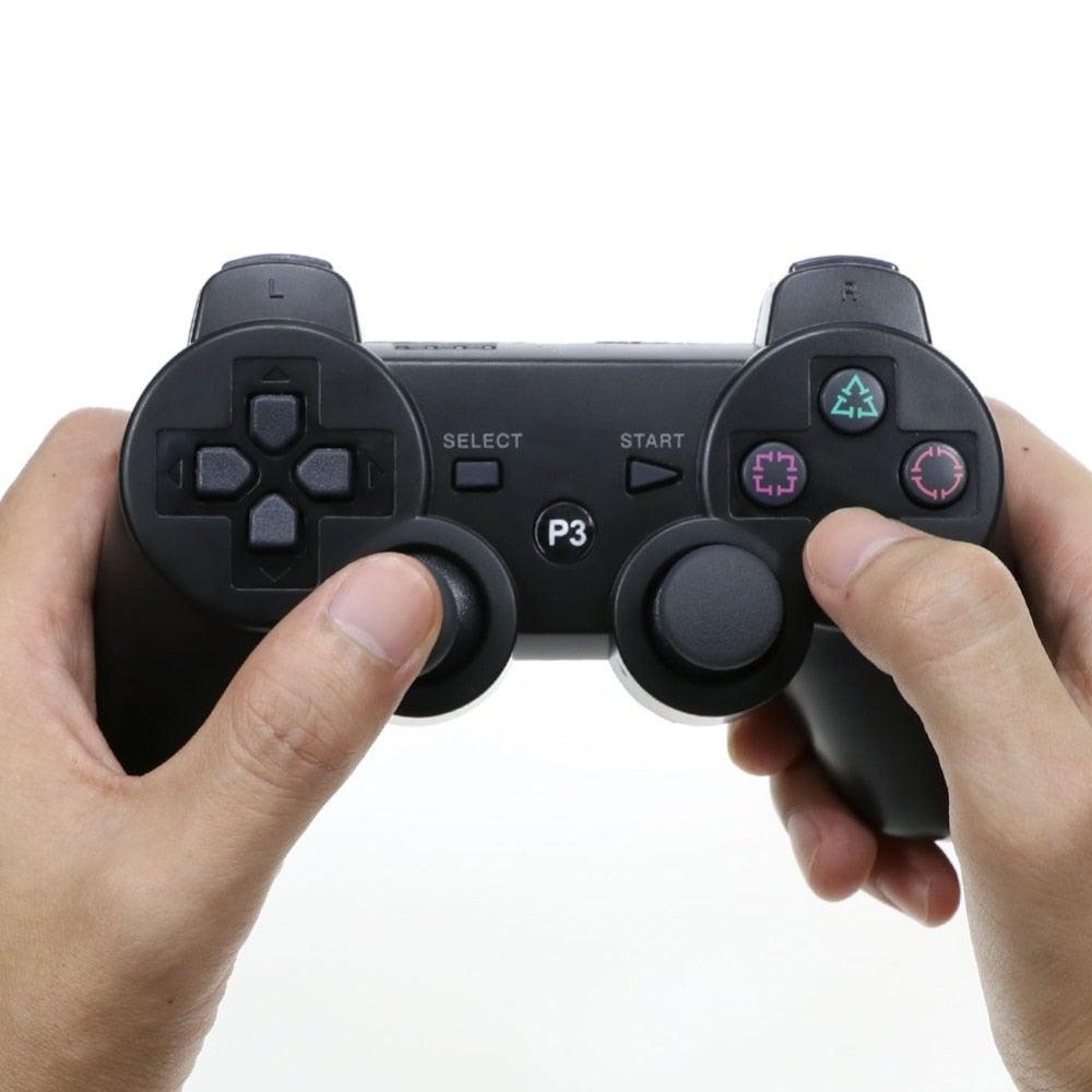 Classic Blue Bluetooth Wireless Joystick Gamepad Controller Compatible With PC Monitor Laptop
