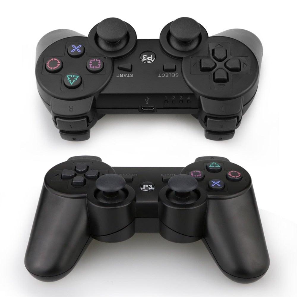 Classic Blue Bluetooth Wireless Joystick Gamepad Controller Compatible With PC Monitor Laptop