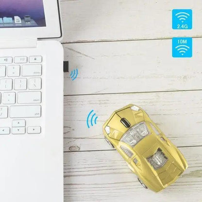 Cool Wireless Gaming Mice 2.4Ghz USB Receiver Wireless Sports Car Mouse Fashion 1600DPI Ergonomic 3D Mini Mice For PC Laptop
