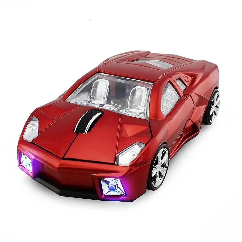 Cool Wireless Gaming Mice 2.4Ghz USB Receiver Wireless Sports Car Mouse Fashion 1600DPI Ergonomic 3D Mini Mice For PC Laptop