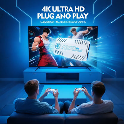 X10 PRO TV Retro Arcade Home Game Console Bundle: 1 Console, 1 Receiver, 1 Power Cable, 1 HDMI Cable, 2 Controllers, 2 Controller Faceplates, 1 Receiver