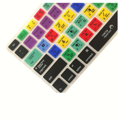 English Adobe Photoshop Shortcut Keys Keyboard Protector Keyboard Covers Perfect Fit Silicone Skin Keyboard Covers For Laptops